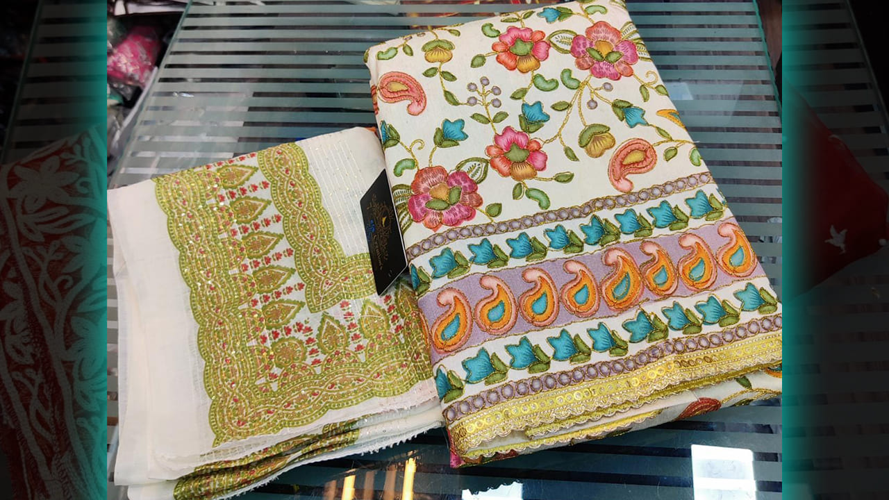 7 Seas Creation's Latest Suits | Modal Silk With Beautiful Digital Printing & Work All Over