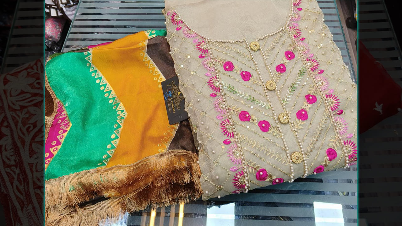 7 Seas Creation's Trending Suits | Heavy Chinnon Silk With Multi-Colored Digital Printing All Over