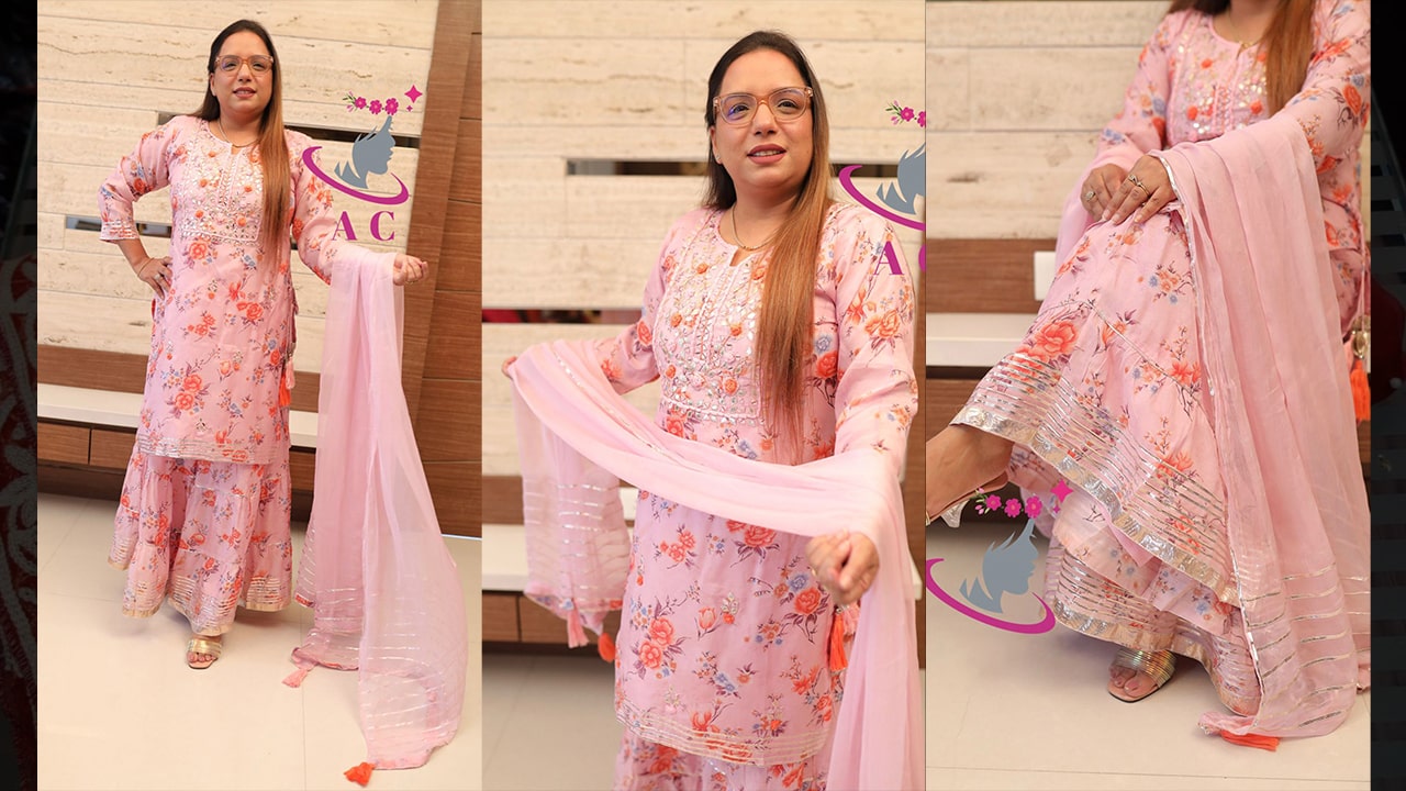 Divine Fab Latest Suits | Paired With Pure Chiffon Dupatta With Gota Detailing